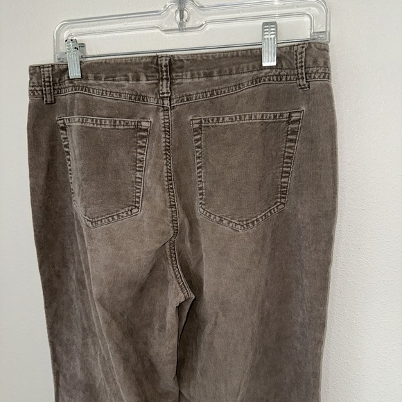 Talbots Heritage Corduroy Pants Womens 8 Brown  Cotton Stretch Straight Leg‎ - Picture 7 of 13